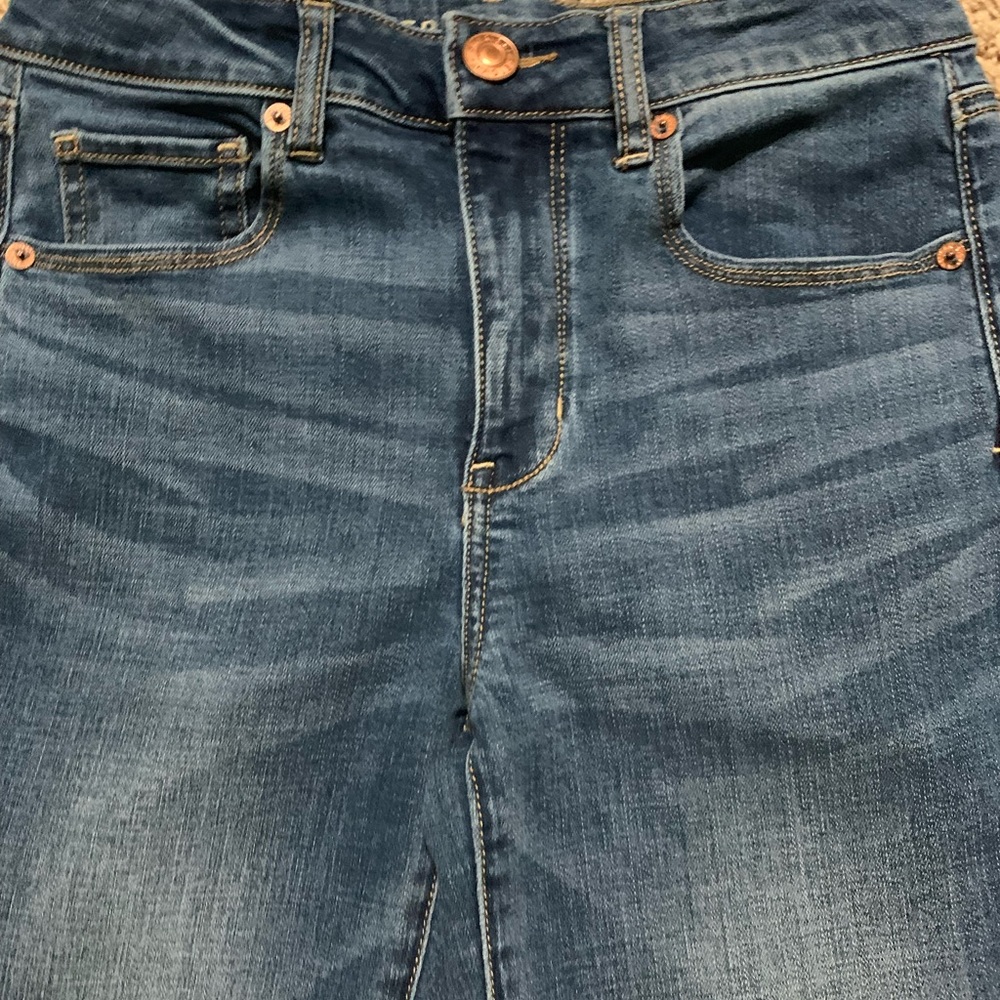 American Eagle high rise skinny Jean. 4 long.